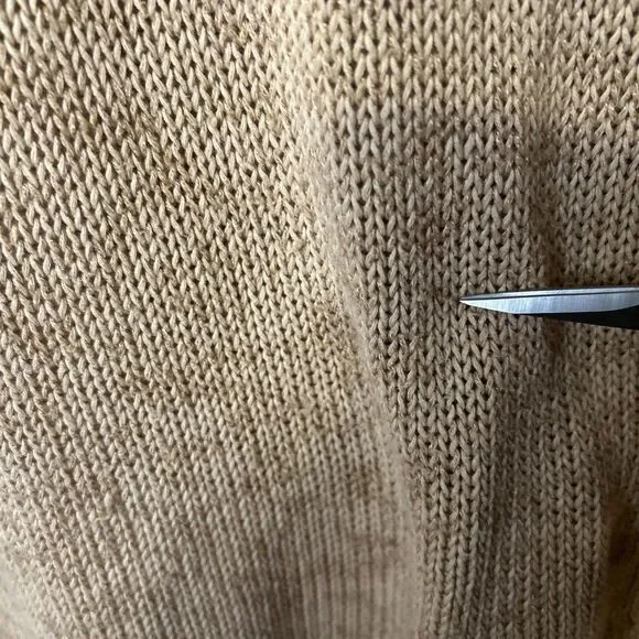 Aerie Sweater size Medium Brown Pullover Cropped Soft Cozy casual FLAW - Picture 8 of 11